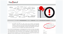Desktop Screenshot of frau-und-beruf.info